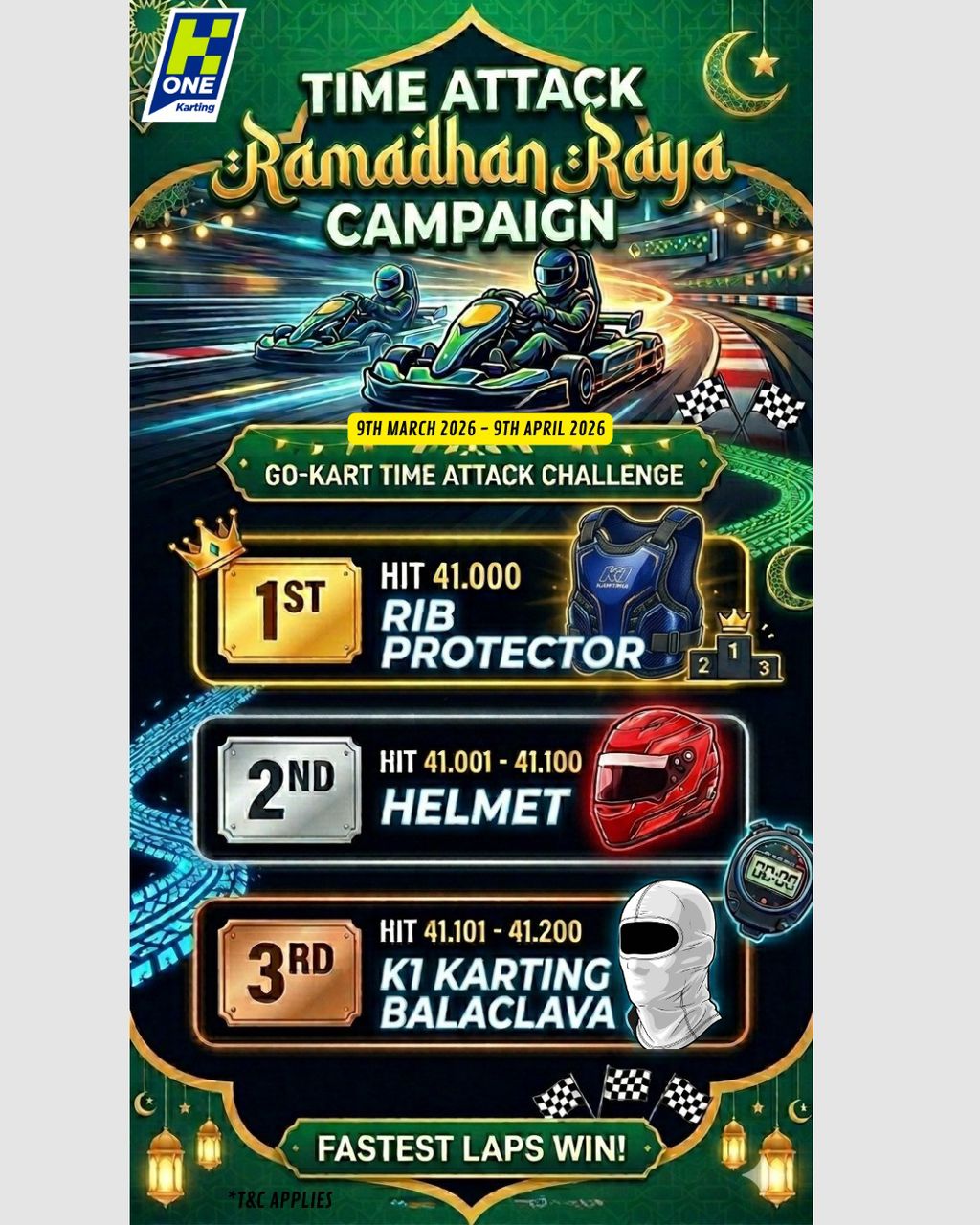 K1 Karting Lucky Draw Promo